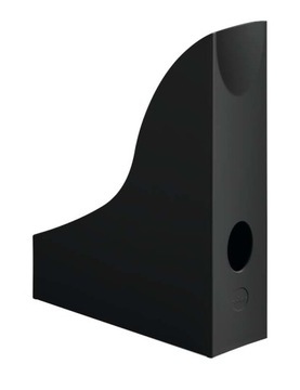 STOJĄCY ORGANIZER na dokumenty DURABLE POJEMNIK ścięty na CZASOPISMA czarny