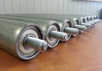 РОЛИК ТРАНСПОРТНЫЕ РОЛИКИ КОНВЕЙЕР ПОДАЮЩИЙ РОЛИК 1000/42 мм ОЦИНКОВАННЫЙ