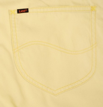 LEE spodnie HIGH WAIST yellow CHINO _ W28 L33