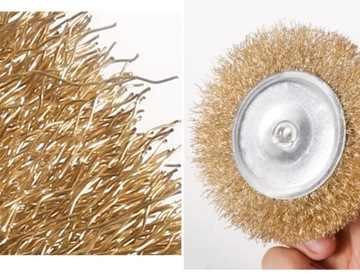 НАБОР ПРОВОЛОЧНЫХ ЩЕТКОВ ДЛЯ ДРЕЛЬ, ОТВЕРТОК, СТАЛЬ, МЕТАЛЛ, ДЕРЕВО, 5 шт.