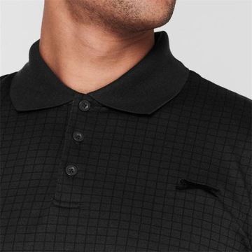 SLAZENGER Check Męskie POLO tu M _32819