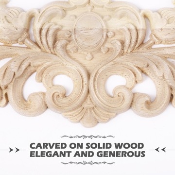 РЕЗНАЯ ДЕРЕВЯННАЯ ДЕКОРАТИВНАЯ АППЛИЦИЯ ДЛЯ МЕБЕЛИ - ОТДЕЛКА УГЛА