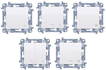 SIMON 10 ЧЕТЫРЕХРАМНАЯ РАМА БЕЛАЯ CR4/11