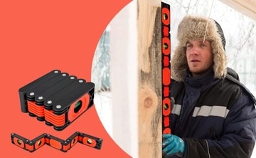POZIOMICA MAGNETYCZNA NARZĘDZIE SKŁADANE POZIOMINICA 600MM WIELOFUNKCYJNE