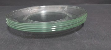 5 X СТЕКЛЯННАЯ ДЕСЕРТНАЯ ТАРЕЛКА