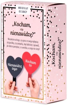 GRA KOCHAM CZY NIENAWIDZĘ GRA TOWARZYSKA IMPREZOWA SUPER ZABAWA POLECAM !!!