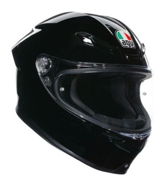 Kask Motocyklowy AGV K6 S Czarny Połysk XXL