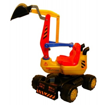 Duża koparka jeździk XL Maxi digger Blue