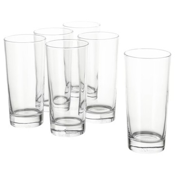 SZKLANKA DO NAPOJÓW IKEA GODIS 6SZT 400ML