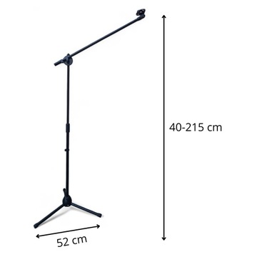Высокая, регулируемая, гибкая микрофонная стойка для микрофона.