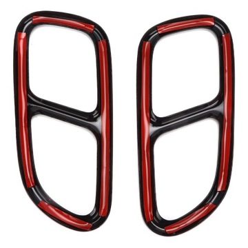 2шт. Рамка накладки выхлопного наконечника Qu