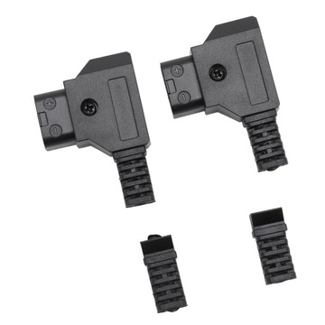 2 szt. Męskie złącze D Tap zestaw wtyczek do baterii V-mount V Lock RF