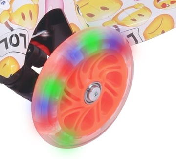 ЧЕТЫРЕХКОЛЕСНЫЙ БАЛАНСИРОВАННЫЙ САМОКАТ СО СВЕТОДИОДНЫМИ КОЛЕСАМИ ГРАФИТТИ