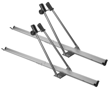 Bagażnik rowerowy dachowy 2szt na belki bazowe ALU uchwyt na rower AMOS