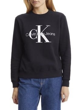 CALVIN KLEIN BLUZA DAMSKA CORE MONOGRAM BLACK r.XS