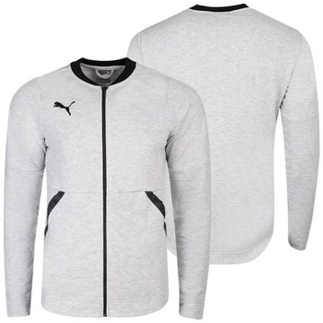 Puma bluza męska sportowa szara rozpinana 656491 37 XXL