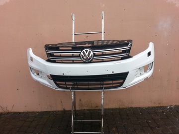 ZDERZAK PRZEDNI PRZÓD VW TIGUAN LIFT II 10- GRILL