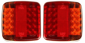 LAMPA TYLNA PRZYCZEPY ZESPOLONA LED DIODOWA LAWETA