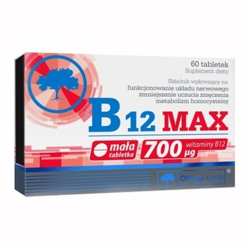 OLIMP B12 Max 60tabl MOCNA WITAMINA B12
