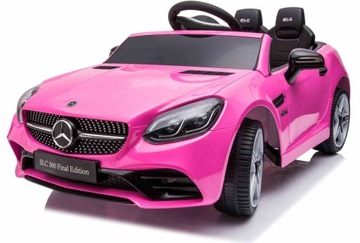 Mercedes Benz SLC300 Convertible аккумуляторный автомобиль, ездовой автомобиль, пульт дистанционного управления, розовый