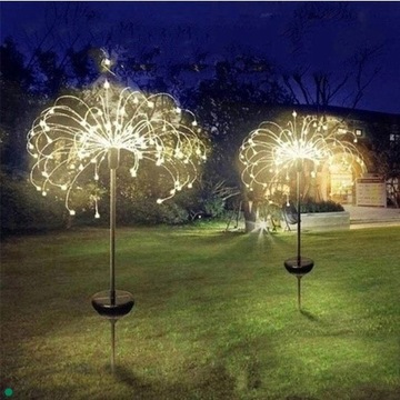 СОЛНЕЧНАЯ САДОВАЯ ЛАМПА Одуванчик 90LED