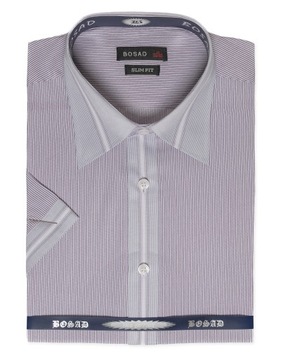 Elegancka Koszula Męska Krótki Rękaw WY127-3 39/40
