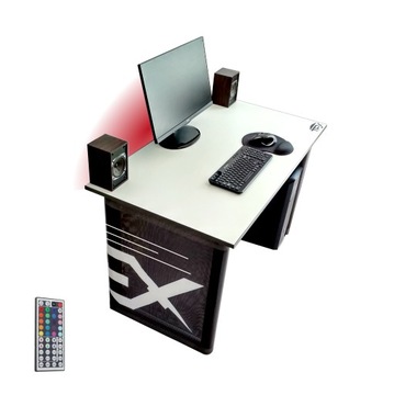Biurko gamingowe komputerowe dla gracza LED DESIGN