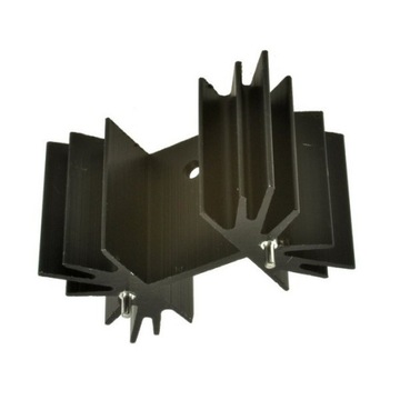 RADIATOR SK129 CZERNIONY 25mm 7,8K/W 41mm TO247