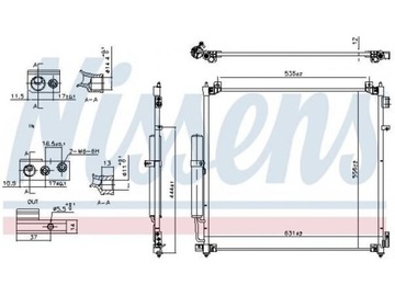 KONDENZÁTOR KLIMATIZACE LAND ROVER DEFENDER 3.0 20-