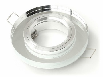 OPRAWA HALOGENOWA LED OKRĄGŁA STAŁA SZKLANA