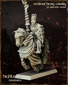 Тяжелая кавалерия - Бретония - Миниатюры Хайленда