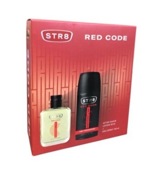 STR8 ZESTAW PREZENT RED CODE WODA PO GOLENIU+DEO