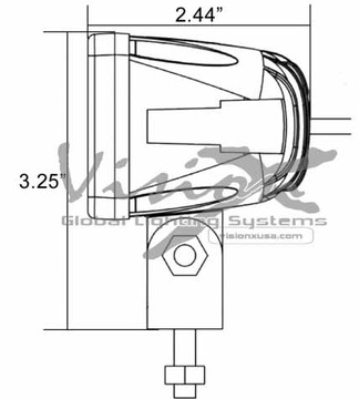 VISIONX LED LAMP XIL-S1110 ГАЛОГЕННАЯ РАБОЧАЯ ЛАМПА