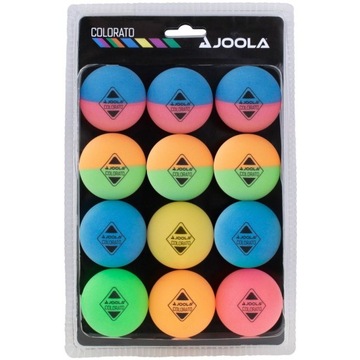 12 x PIŁECZKI TENIS STOŁOWY JOOLA COLORATO