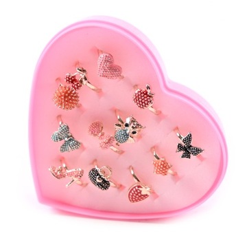 ДЕТСКОЕ МЕТАЛЛИЧЕСКОЕ КОЛЬЦО ДЛЯ ДЕВОЧКИ, РЕГУЛИРУЕМОЕ, РАЗЛИЧНЫЕ ДИЗАЙНЫ