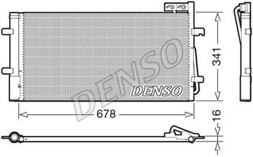 DENSO CHLADIČ KLIMATIZACE AUDI Q3 8U 11-