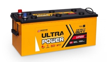 Akumulator Ciężarowy Ultra Power 12V 185Ah 1150A Megatex