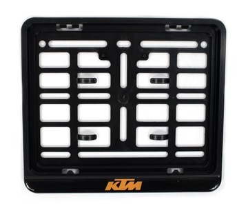 RAMKA TABLICY REJESTRACYJNEJ MOTOCYKL KTM ŻEL