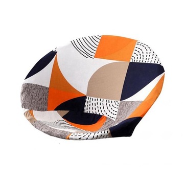 Okrągły pokrowiec na krzesło ze spodkiem,