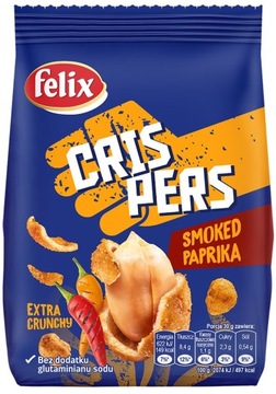 Felix CRISPERS SMOKED PAPRYKA orzeszki w panierce | 125 g