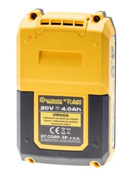 Аккумулятор Kaltmann TITANIUM 20 В 4,0 Ач Литий-ионные элементы TURBO 21700