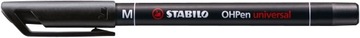 Foliopis STABILO OHPen M 1.0 czarny marker CD DVD