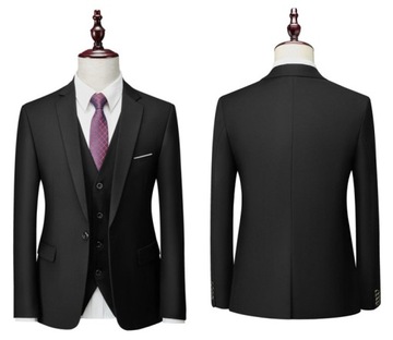 МУЖСКОЙ ЭЛЕГАНТНЫЙ ОДНОЦВЕТНЫЙ КОМПЛЕКТ УЗКОГО КРОЯ