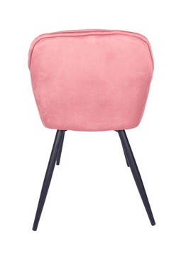 KRZESŁO TAPICEROWANE VELVET WELUR VITOS RÓŻOWY