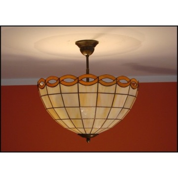 Lampa żyrandol zwis witraż WARKOCZ 40cm