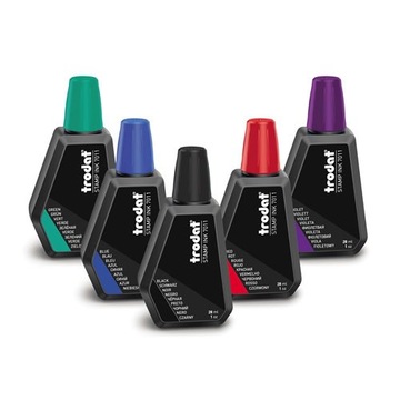 ЧЕРНИЛА ДЛЯ ШТАМПОВ И ШТАМПОВ 28 МЛ TRODAT ЧЕРНЫЕ