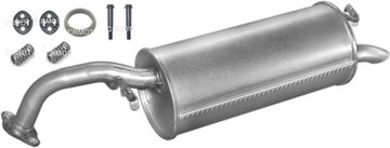 TOYOTA YARIS 1,0 1,3 16V 1999-2005 TŁUMIK KOŃCOWY