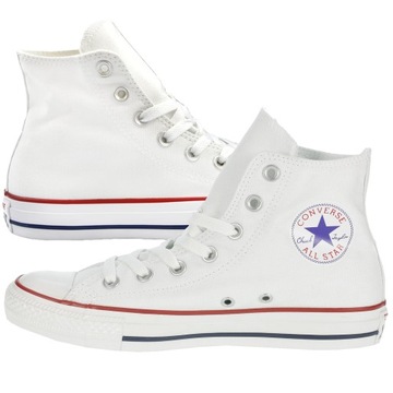 Converse All Star buty trampki męskie białe wysokie M7650 42