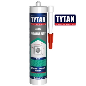 TYTAN Akryl Uniwersalny 280ml Biały Maskujący PROFESSIONAL