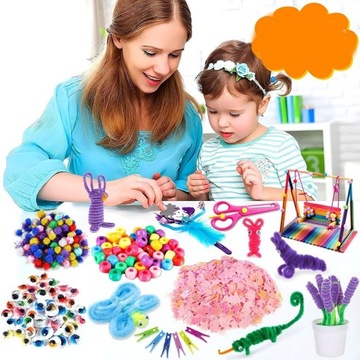 ТВОРЧЕСКИЙ ХУДОЖЕСТВЕННЫЙ НАБОР для рукоделия детям в подарок